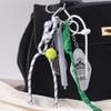 Zainetto Mini da Tennis Stile Sportivo Borsa a Mano da Appendere Borsa Pendente Borse Pendenti Accessori CLE