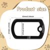 10-20Pcs Dog Tag Silicone Silencer Military Dog Tags Silencers ID Tags Rubber Case for Pet Collar Reduce Noise and Protect Tag