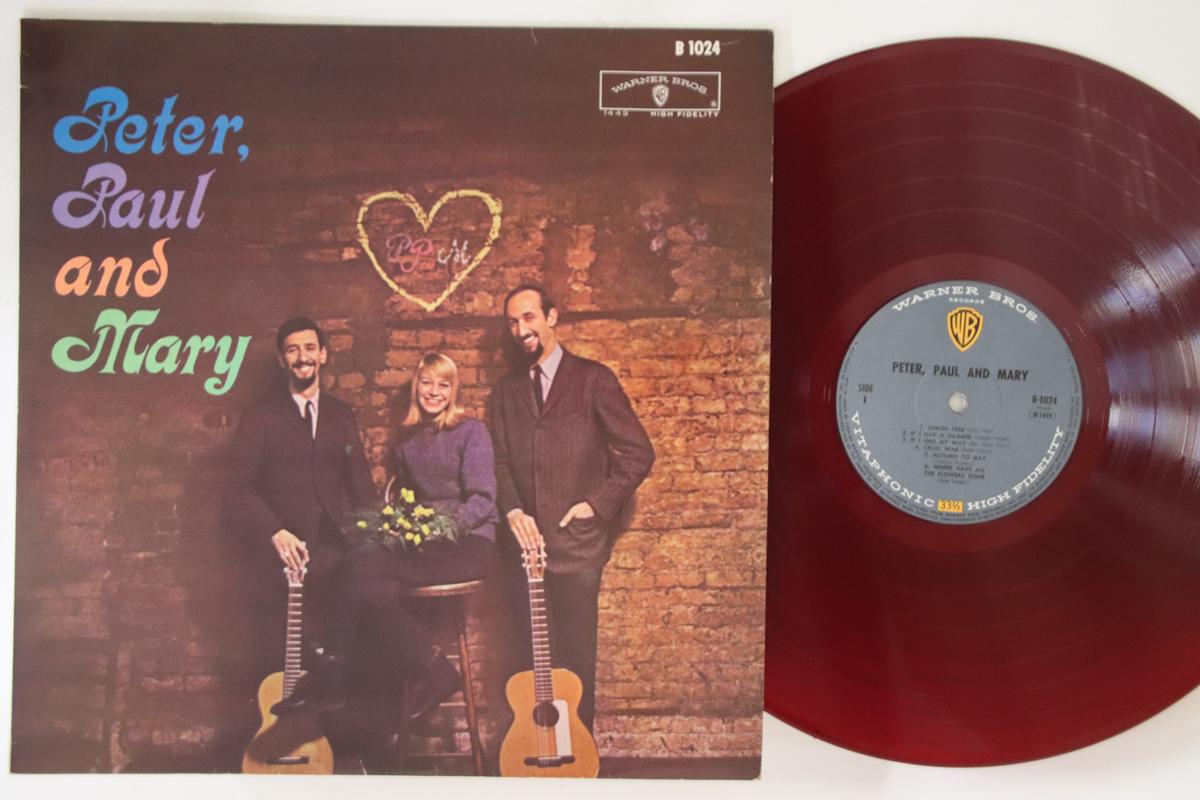 

LP Record PETER, PAUL & MARY - Peter, Paul & Mary B1024 WARNER BROS Japan Folk Used