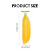 Novelty Banana Shaped Lip Balm, Moisturizing Lip Glow Balm, Overnight Lip Mask & Lipstick Undercoat, Cute Fruit Lip Care for Dry Chapped Lips