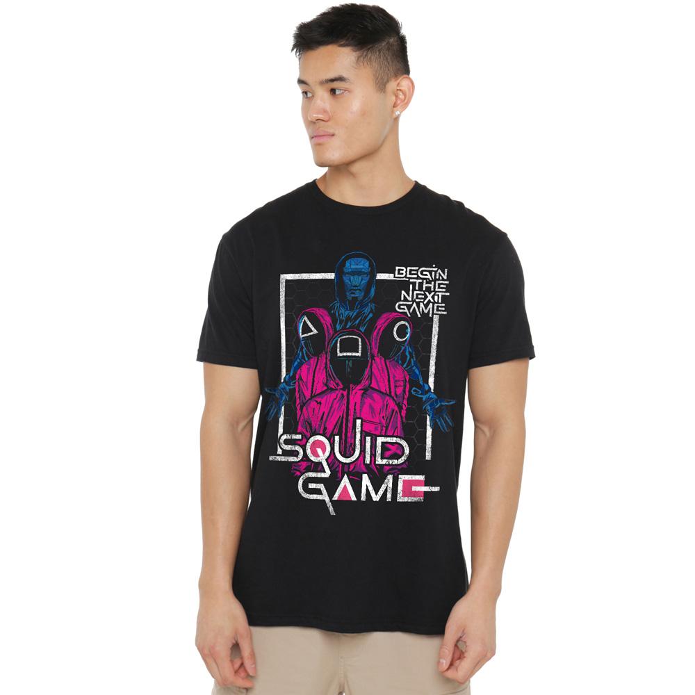 Squid Game Mens Front Man & Guards T-Shirt
