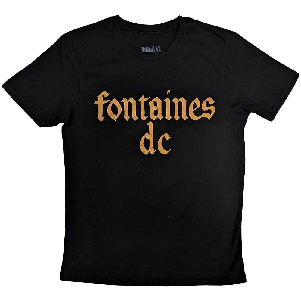 Fontaines D.C. Gothic Logo T-Shirt Black New XS
