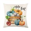 Pillowcover Autumn Pumpkin Pillow Cases Happy Harvest Thanksgiving Party Throw Cushion Case for Couch Sofa Outdoor Home Decor