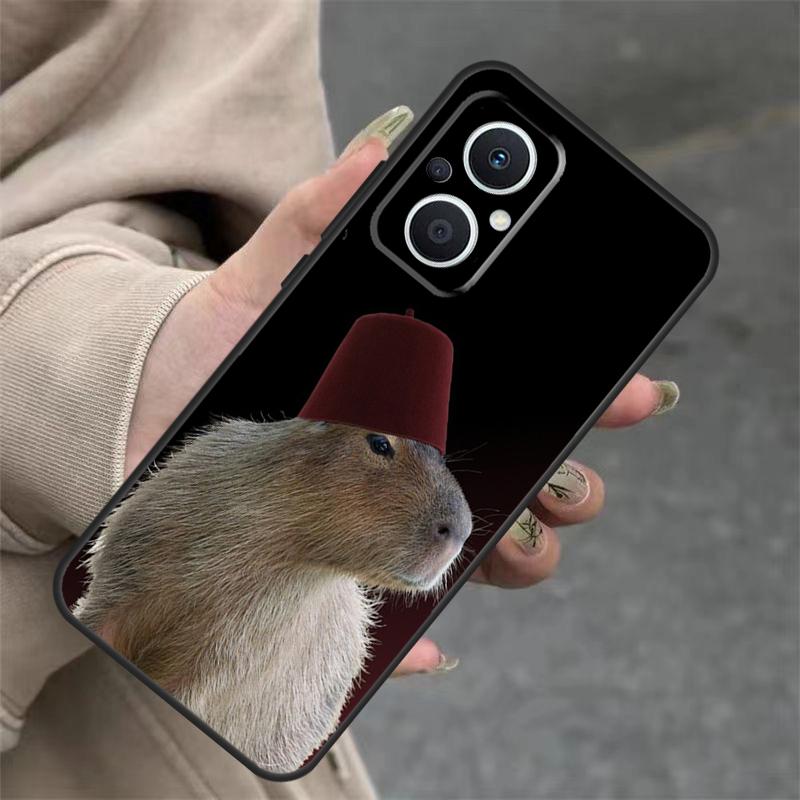 Animal Capybara Case For OPPO Reno 14 10 11 12 13 Pro 11F 12F 13F 14F 7 8 Lite OPPO Find X9 X8 X5 Pro Cover