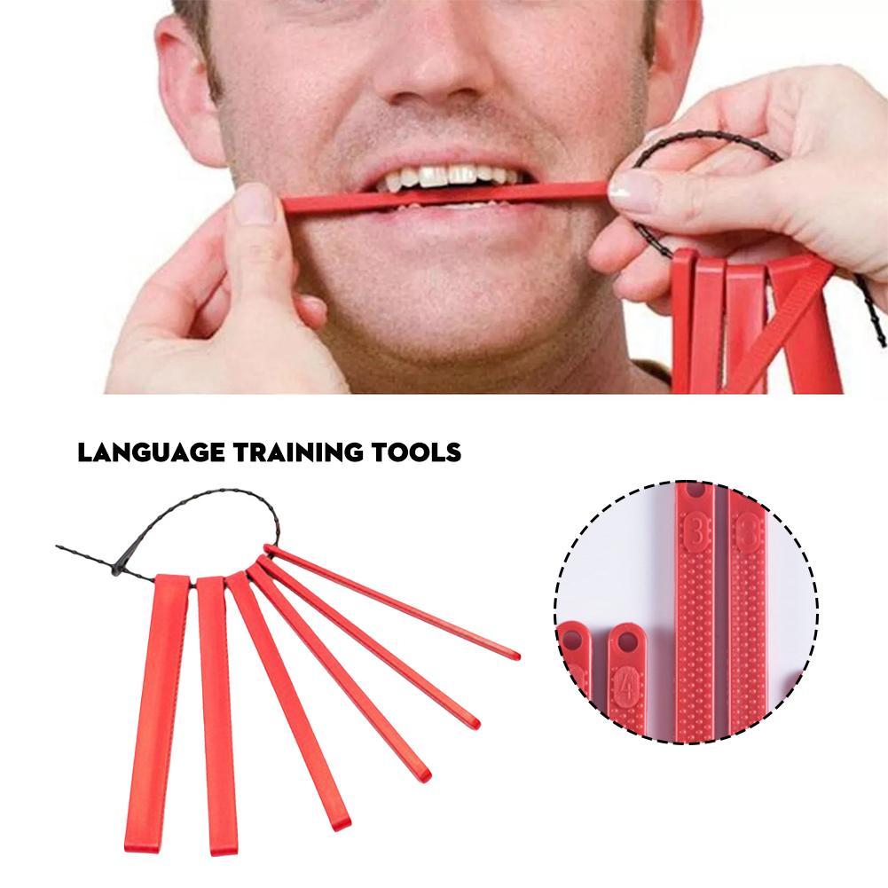 Oral Muscle Training Kits Tongue Lip Trainer Chewing Teether Dysarthria Autism Jaw Grading Bite Blocks Anti Teeth Grinding New
