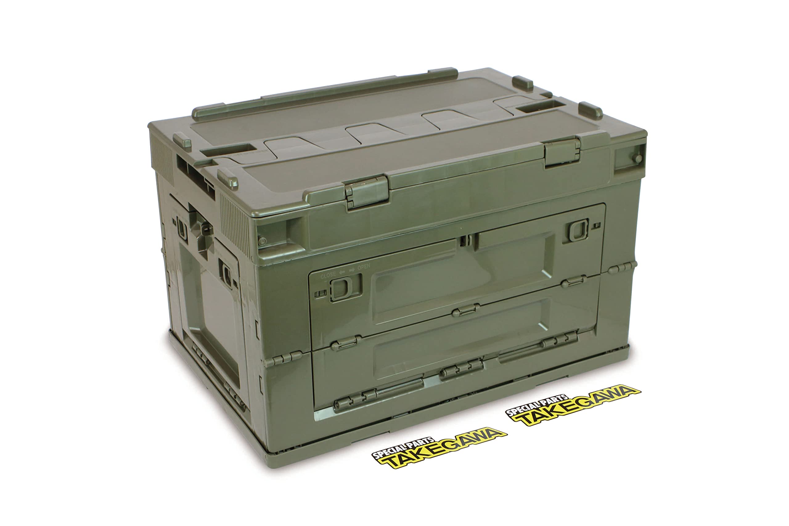 

Special Parts Takegawa (TAKEGAWA) Foldable Container 50L Olive Drab 08-01-0182