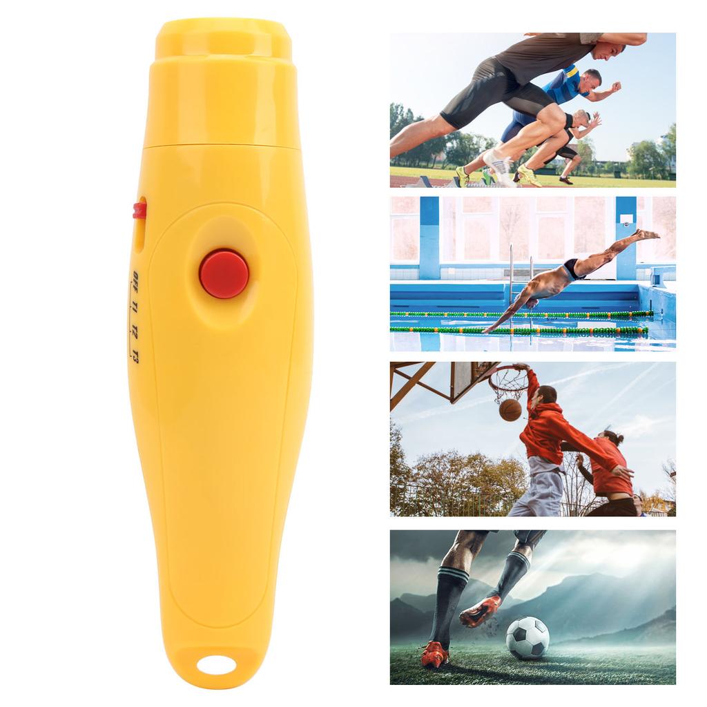 ABS High Decibel 120DB Three Gears Adjustable Electronic Whistle with Hanging Rope