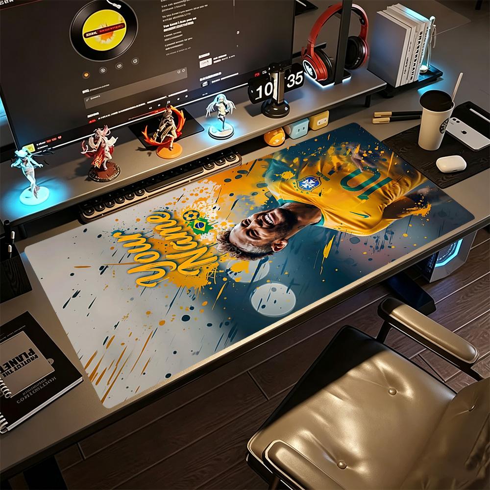 Sky Soccer Dream Neymar Large Mouse Pad Office Mouse Mats Computer Desk Mat Nonslip Rubber Base Gaming Accessories Ideal Gift For Gamers