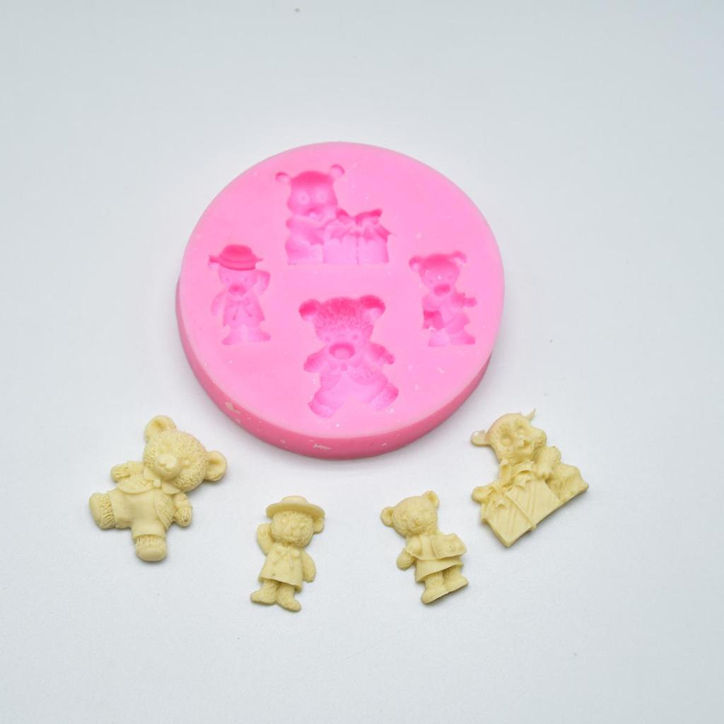 Clock Silicone Mold for Cake Decoration and Chocolate Fondant DIY