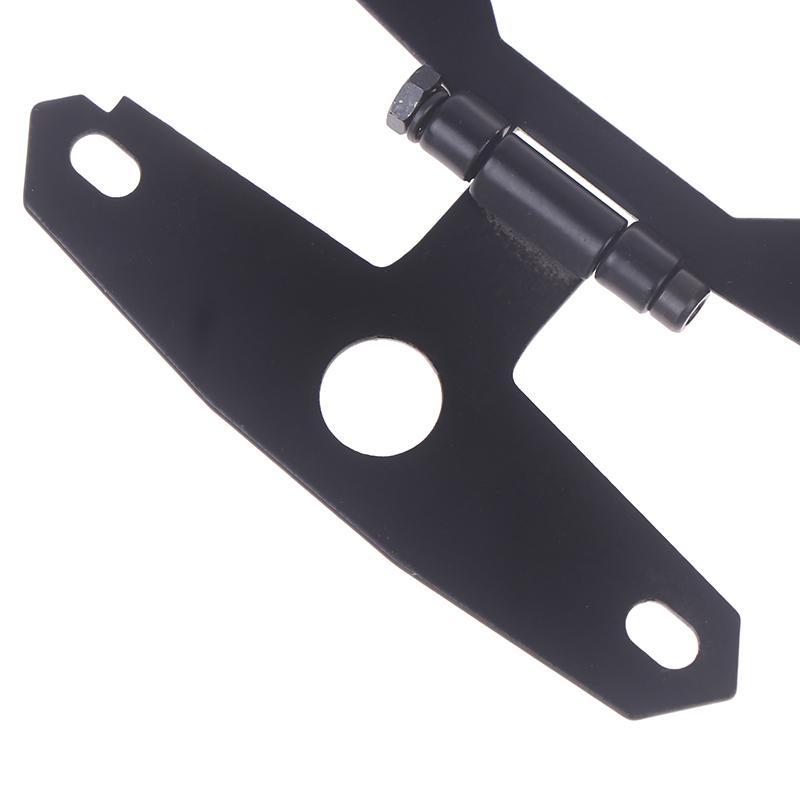 Motorcycle Folding License Plate Light Bracket Tail Rear Light Bracket Holder Replacement Accessories For ATV Dirt Bike Scooter