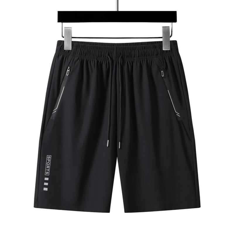 Summer Shorts Men's Ice Silk Sports Pants Quick Drying Beach Pants Plus Size Casual Pants
