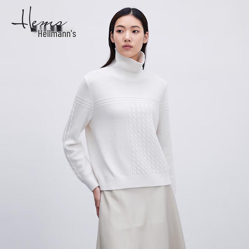 Heirmans Women's Cashmere High-Neck Long-Sleeve Sweater