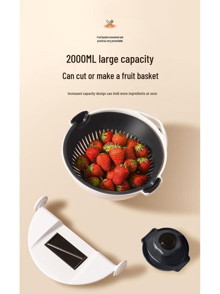 Multifunktionaler Küchengemüseschneider & Reibe