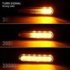 Motorcycle Mini LED Turn Signals Handlebar Blinker Indicators Amber Flowing Signal Lamp DRL for Honda Yamaha Kawasaki Cafe Racer