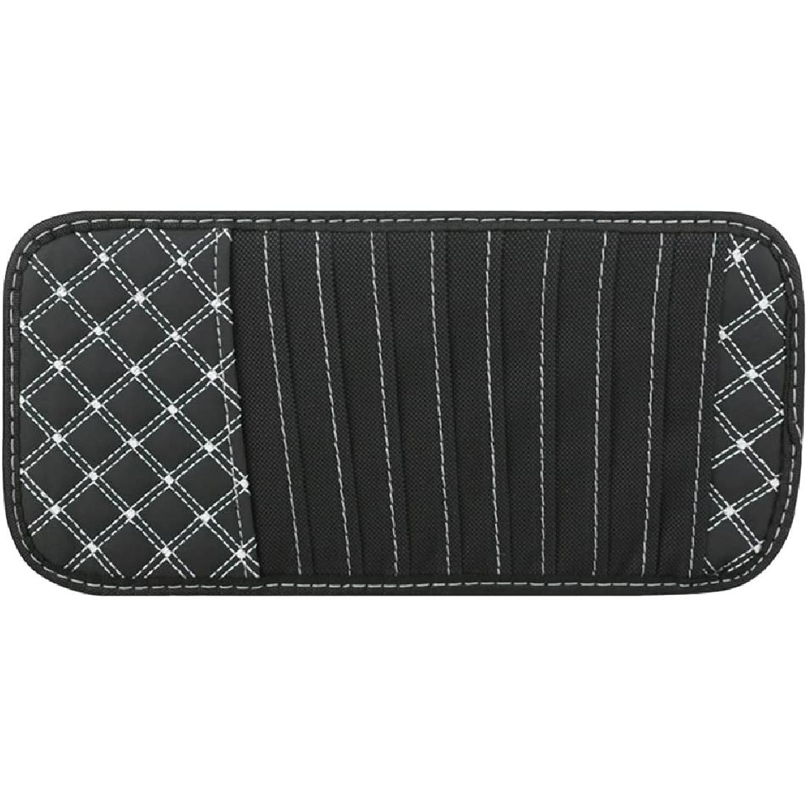 

Car Sun Visor CD Organizer With 10 DVD Storage Sleeves - Leather Case Pocket Storage Pouch - Auto Interior Accessories Decoration for Cars, Trucks,