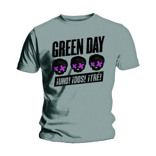 Green Day Unisex Tshirt Three Heads Better Than One S
