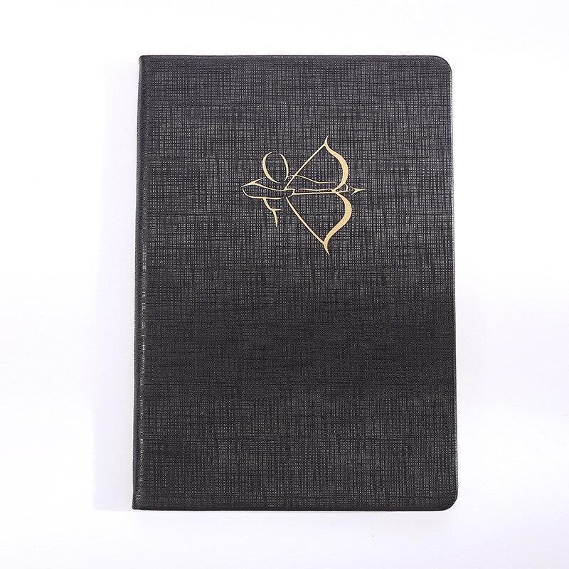 Jurnal din piele PU cu 12 constelații, caiet 25K, caiet de afaceri simplu