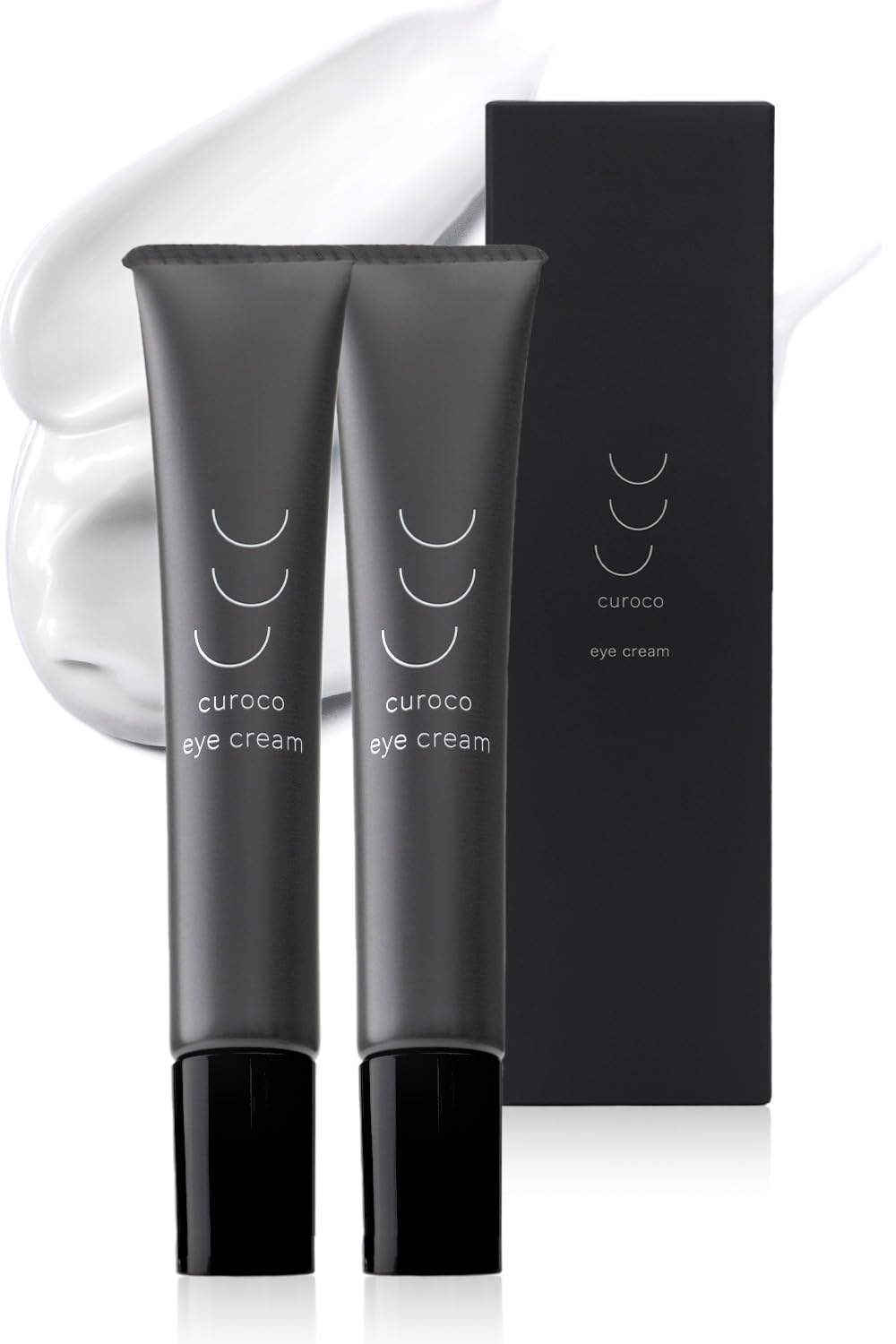 

curoco Medicated Eye Set of 2 nasolabial and wrinkles between the Eye Cream, 20g, (Improves crow s feet, folds, eyebrows; Serum, Whitening, Anti-Aging