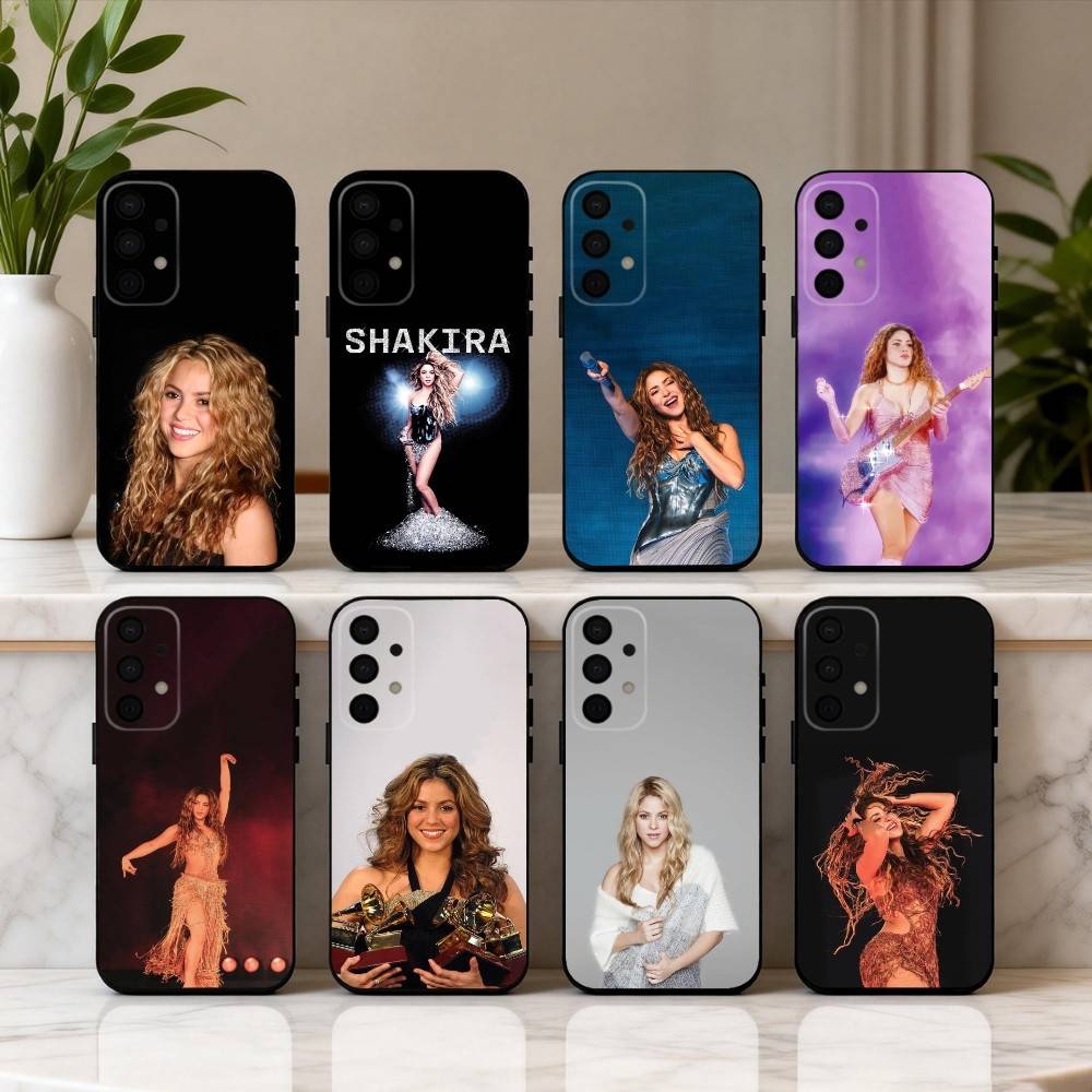 Popular S-Shakira-A Phone Case For Samsung Galaxy A73,A72,A71,A70,A53,A52,A51,Soft Silicone Black Cover