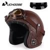 DOT Approved Vintage Motorcycle Helmet 3/4 Open Helmet Scooter Capacetes Motorcycle Equipment