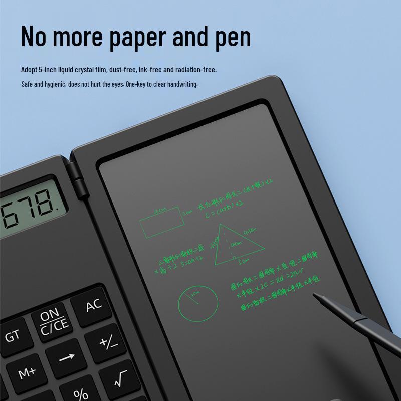 Portable Multi-functional Handwriting Board & Mini Calculator for Students and Office Use