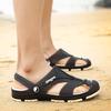 2024 Summer Men Slippers Clogs Slip-On Garden Shoes Breathable Man Sandals Plus Size Male Beach Shoes Flip Flops Quick Dry