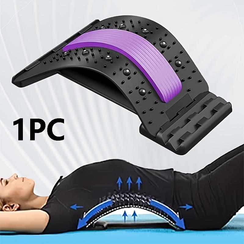 1pc 4-Level Back Stretcher | Ergonomic Posture Corrector & Spine Support - Yoga/Pilates Essential,Sports Relief Back Fatigue