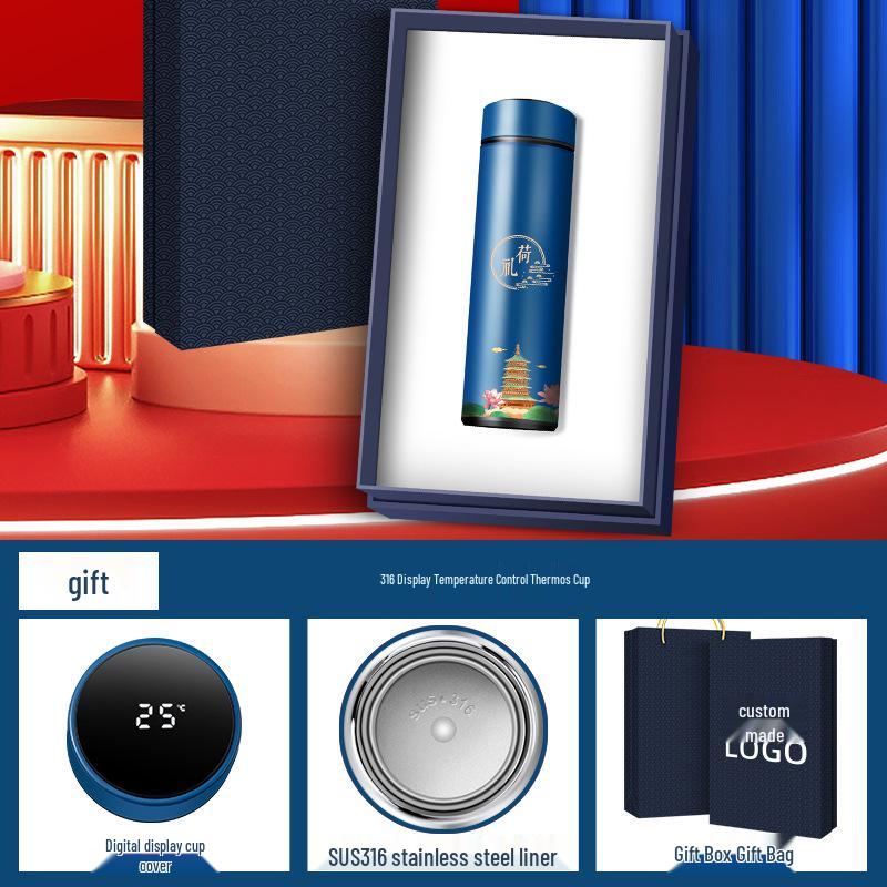 Personalized Corporate Gift Set for Anniversaries and Events: Practical Souvenirs for Clients and Employees. Gift Box with Gift Bag