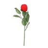 Pop 1Pc Red Rose Flower Velvet Jewelry Storage Box Engagement Ring Box