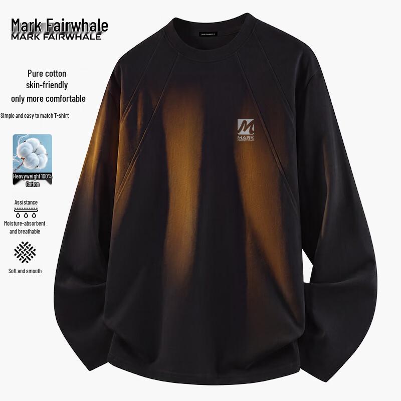 Mark Fairwhale Men's 2026 Fall Round Neck Long-Sleeve T-Shirt