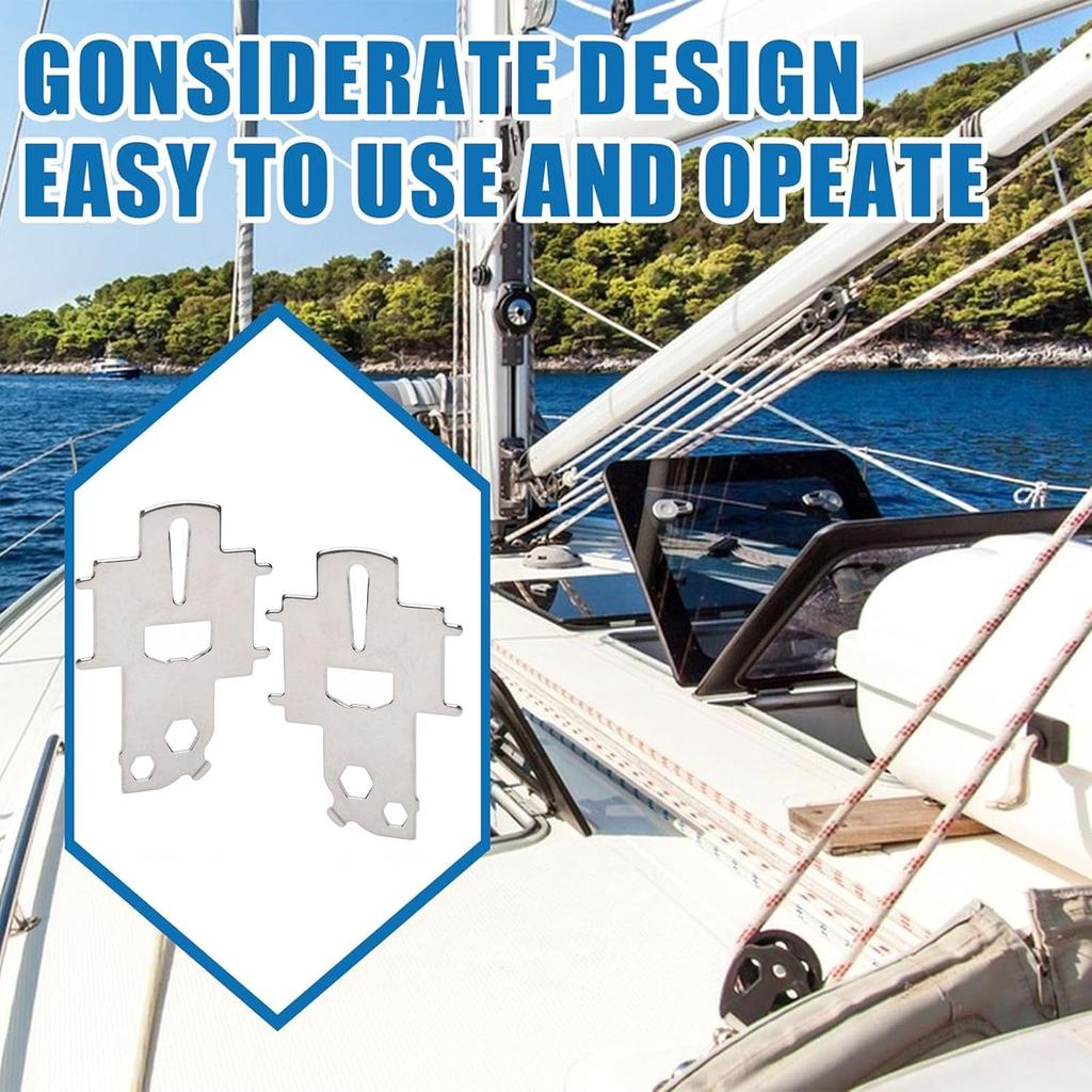 2 Pcs Gas Cap Key Stainless Steel Boat Fuel Tank Opener Bottle Latch Driver