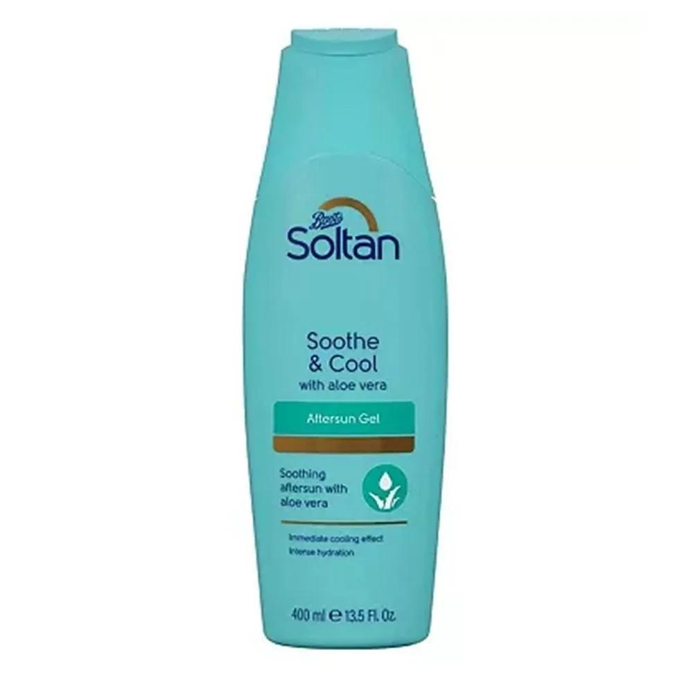 Soltan Aloe Vera After Sun Gel 400ml 1 Pack Soothe & Moisturize Soltan Soothe & Moisturise with aloe vera