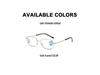 High-End Metal Reading Glasses with 100% Anti-Blue Light Protection for Seniors