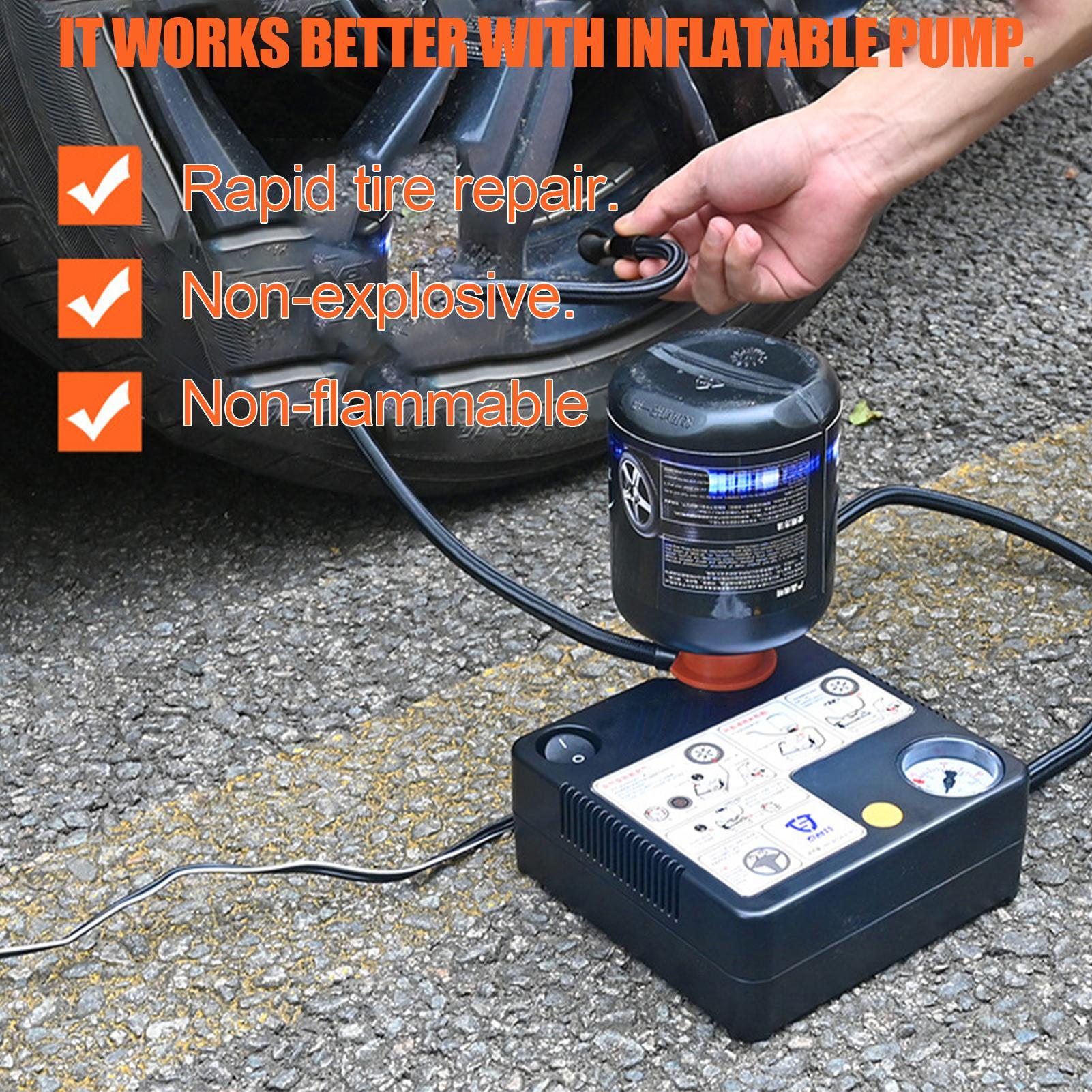 450ml Car Tire Repair Fluid Puncture Repair Sealant Automatic Tire Repair Fluid Grade Tire Repair Sealant Quick Inflator Tools CN