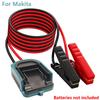 NEW Power Wheel Battery Adapter for Makita 18V 20V Li-ion Battery Jumper Cable Clamps Portable Car Battery Charger Jump Starter