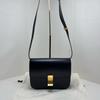 [Gebraucht] Klassische Box Polierte Goldene Schnalle Leder Tofu Tasche Umhängetasche Crossbody Tasche Mittel - Sehr Gut #12NEGJX