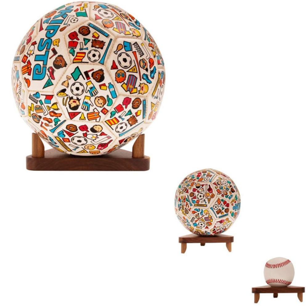 Desktop Dekorative Basketball-Ausstellung Ständer Dreieckiges Regal Ball-Display Halter Volleyball