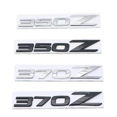 For Car 350Z 370Z Letters Rear Trunk Emblem Badge GTS GTR Z Z3 Z34 Teana Car Modification Stickers Decals 3D Metal