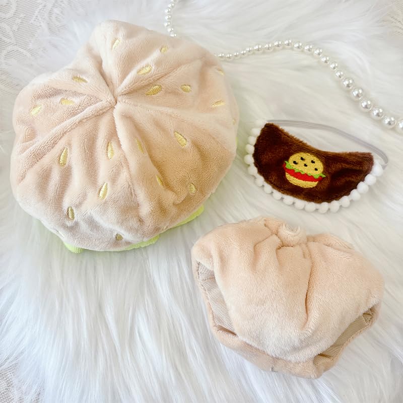 Hamburger Plush Costume [20cm], Plush Clothes, Nuikatsu, Plush Toys [Product]