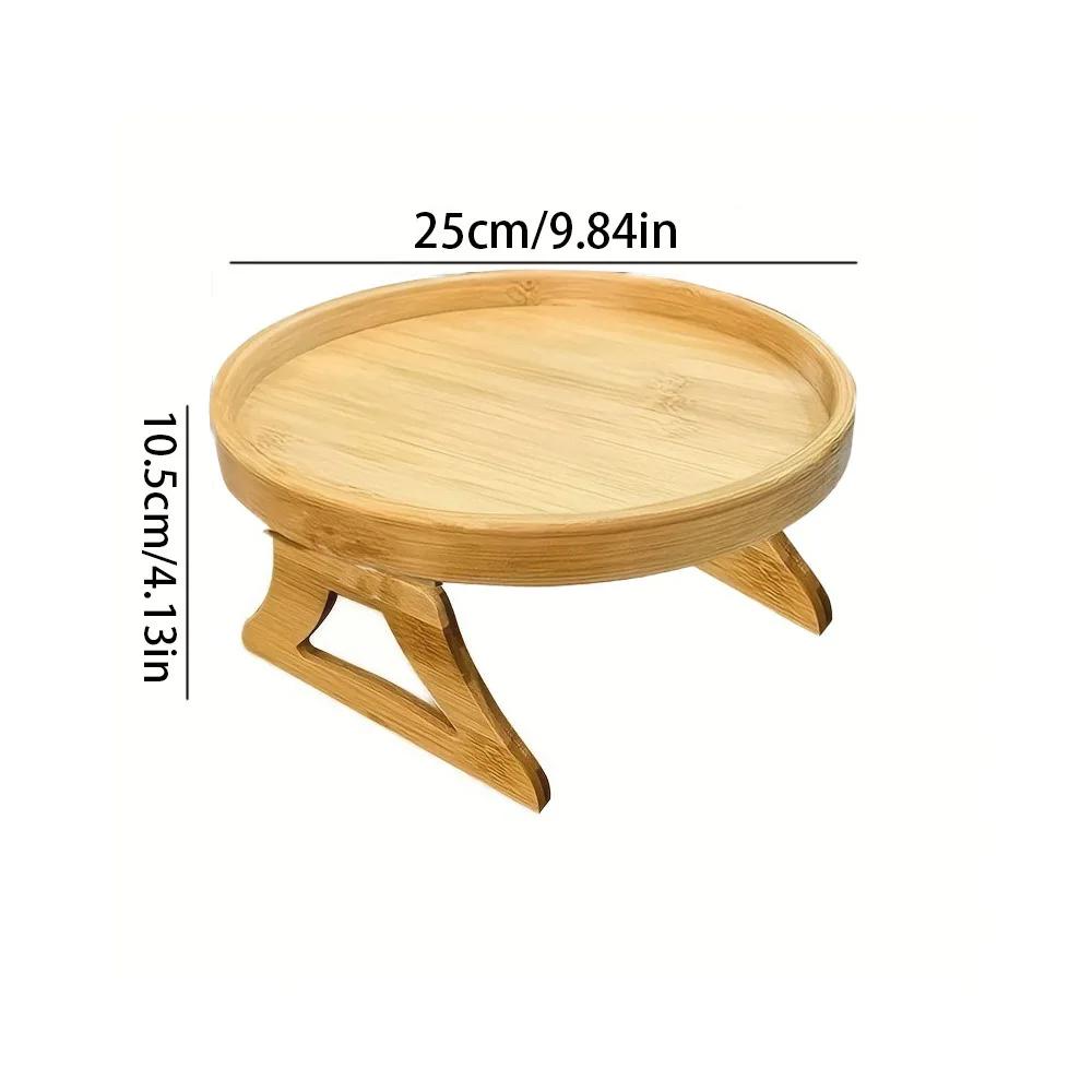 Sofa Tray Table Clip-On Racks Household Portable Armrest Trays for Snacks Drinks Coffe Plate Home Organization and Storage Tools