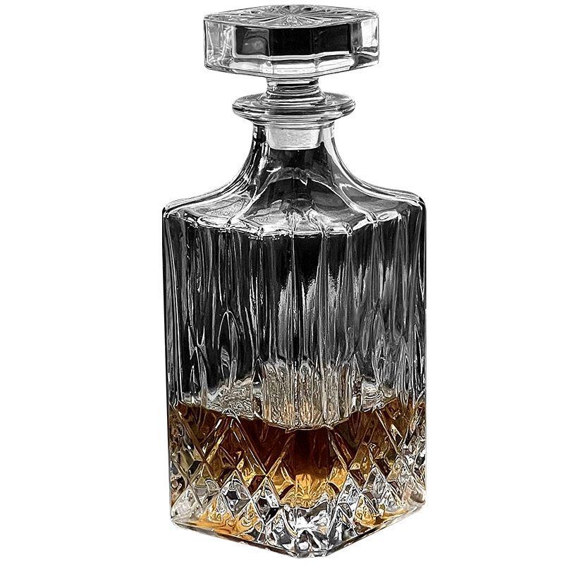 Handmade Crystal Whiskey & Wine Decanter