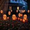 Halloween Solar Pumpkin and Ghost Outdoor Waterproof Garden Lights