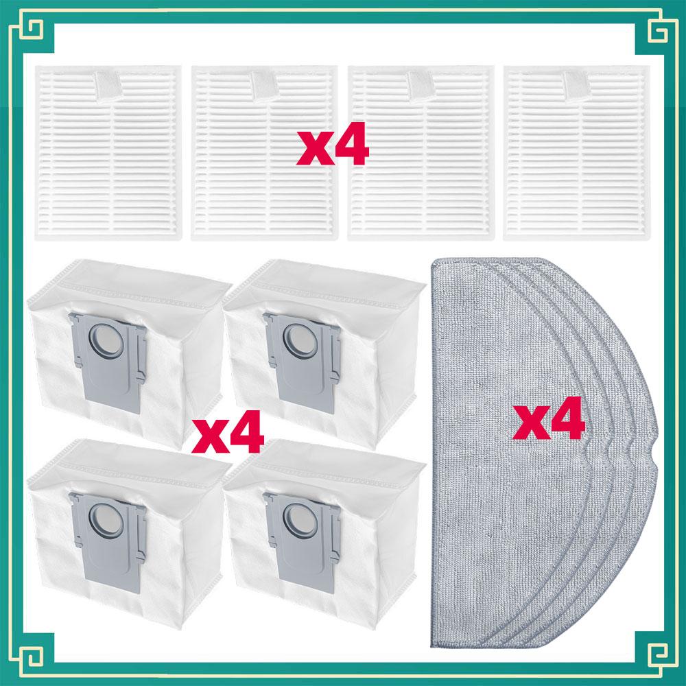 Fit For Roborock Q7 M5 / Q7 M5+ / Q7 L5 / Q7 L5+ / Q7 TF / Q7 TF+ / Q7B / Q7T+ Parts Main Side Brush Filter Mop Cloth Dust Bag