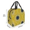 Orla Kiely Bubble Flowers Insulated Lunch Bag for Women Leakproof Scandinavian Thermal Cooler Lunch Tote Beach Camping Travel