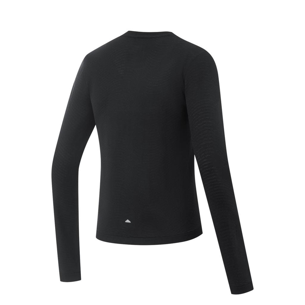 Li Ning Running Series Round Neck Logo Stitching T-Shirt Women Tops ATLV286-1