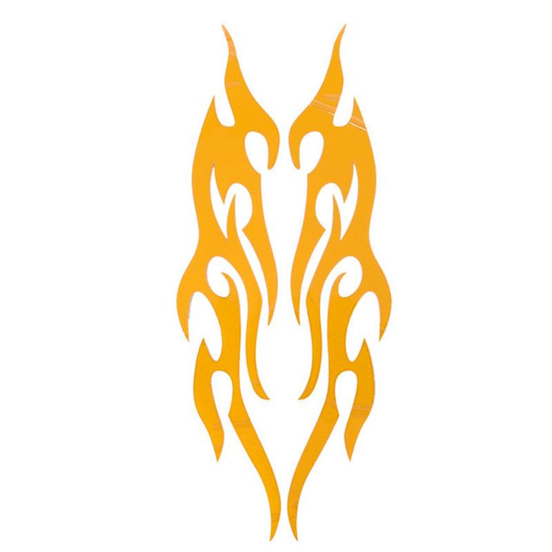 Car Stickers Modified Flame Reflective Sticker Auto Exterior Accessories Decals Moto Body Decor Voiture Supplies