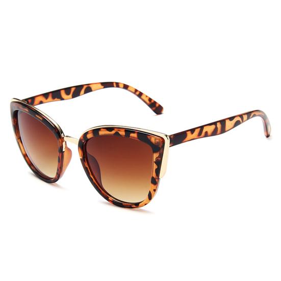 Women Sunglasses Gradient Shock Resistance Female Anti-UV Portable Sunglasses for Taking Photos