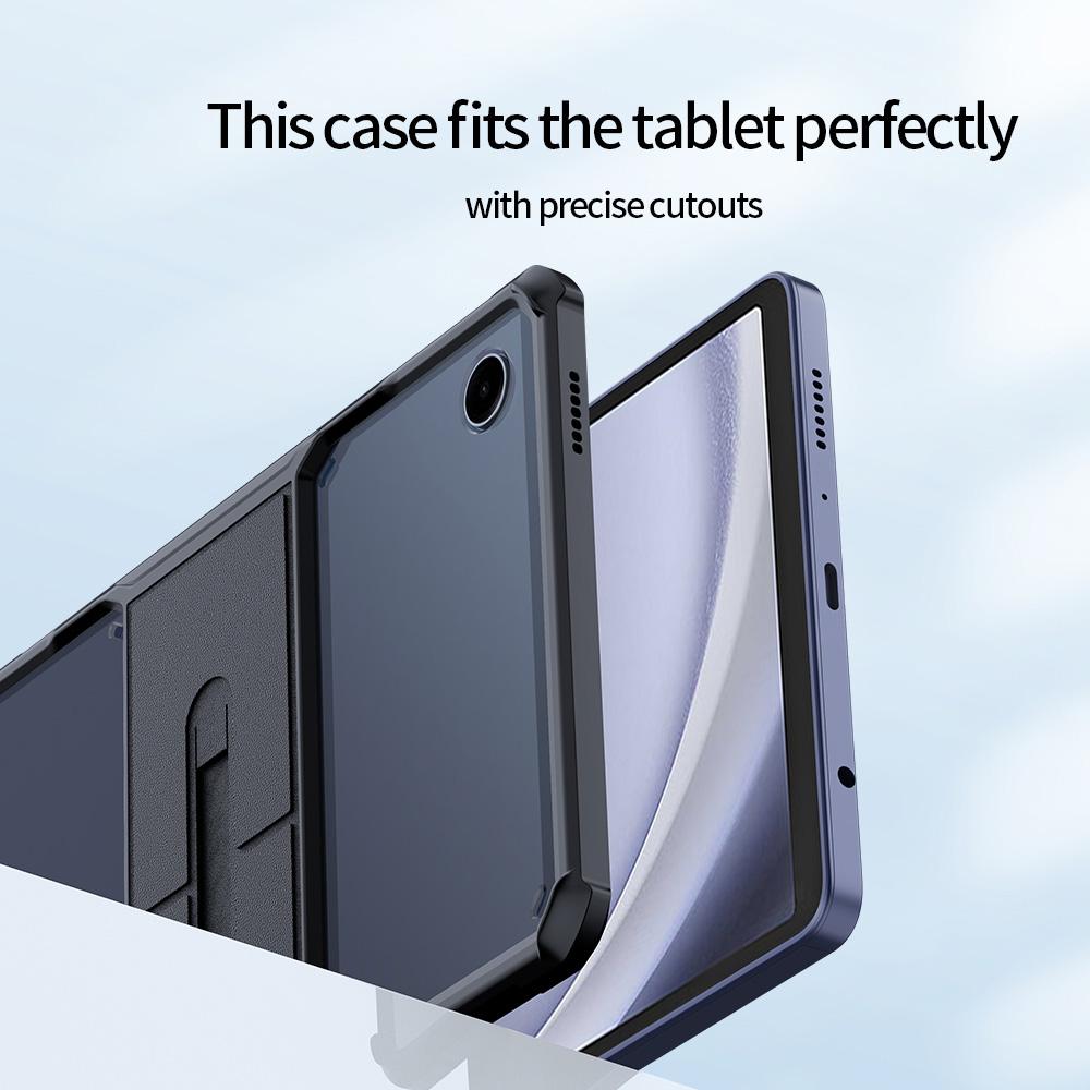 XUNDD For Samsung Galaxy Tab A9 Case Reinforced Corners Kickstand TPU+PC Tablet Cover