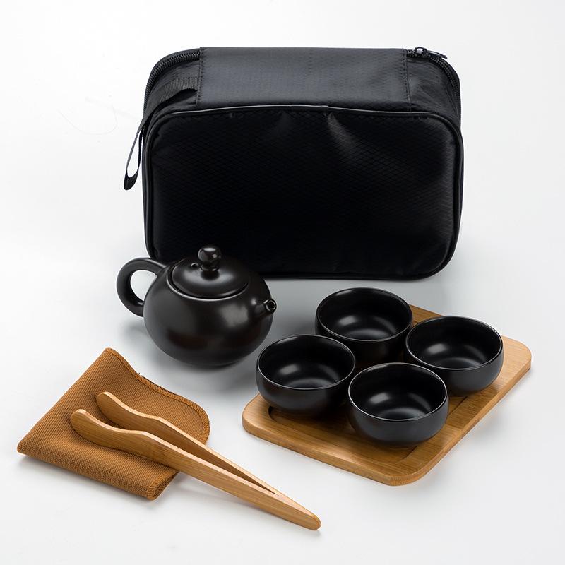 Portable One Pot Four Cups Dehua Dingyao Tea Set Will Sell Gifts Ceramic Travel Tea Set