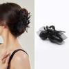 CHIMERA Black Bow Shark Clip, Hair Claw Clip, Hair Accessory, Hair Clip, Hair Clipper